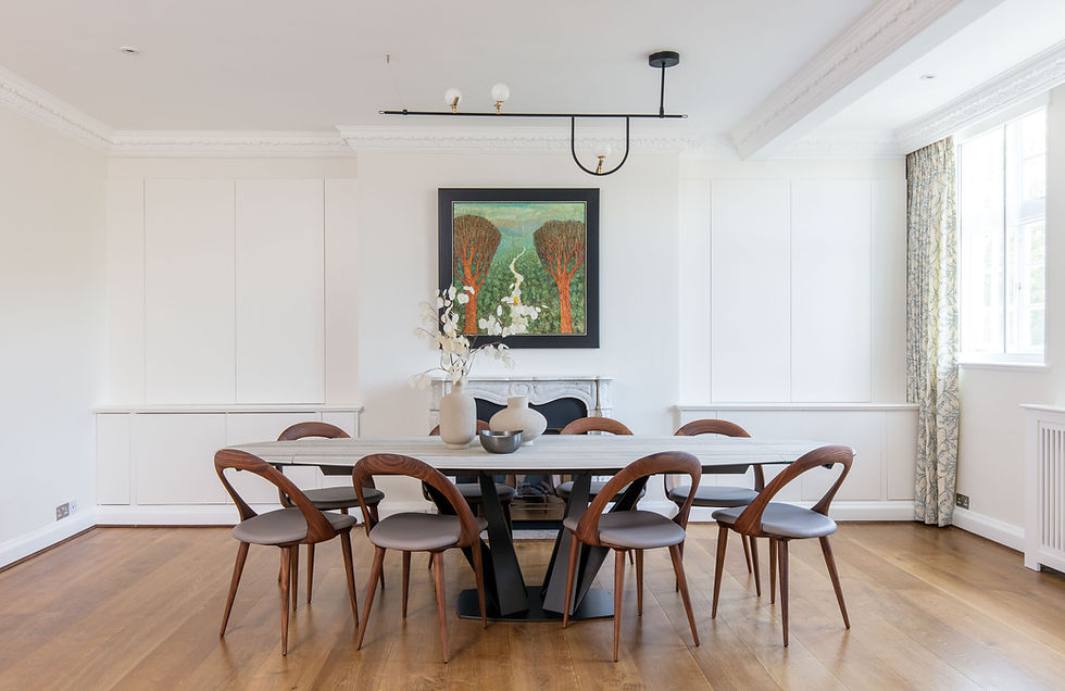 פנטהאוז בסנט ג׳ונס ווד - פינת אוכל