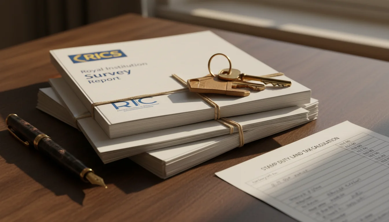מסמכי רכישת נכס בלונדון - survey, חוזים ומפתחות