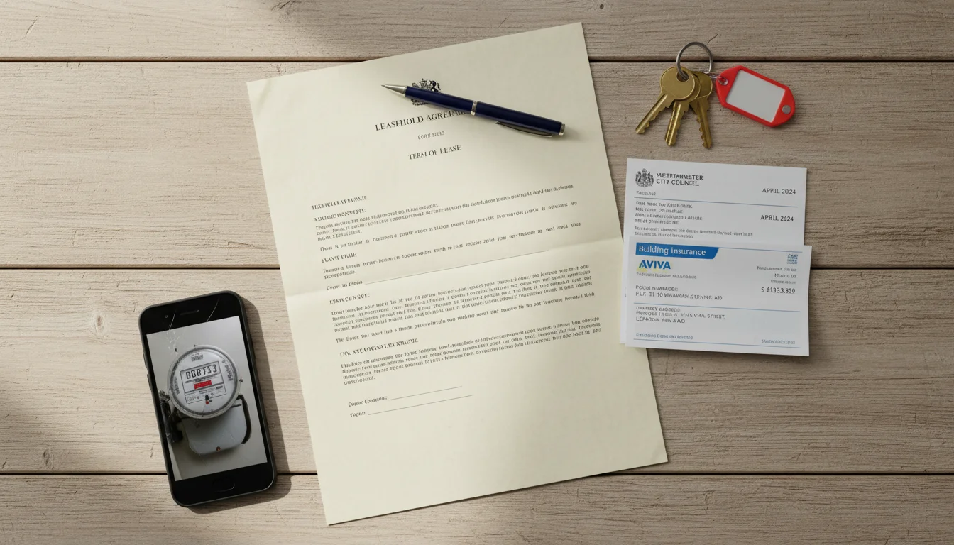 מסמכים שצריך לסדר אחרי קניית דירה בלונדון - lease, council tax, ביטוח מבנה